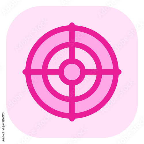 Editable shooting game, target, focus vector icon. Video game, game elements. Part of a big icon set family. Perfect for web and app interfaces, presentations, infographics, etc