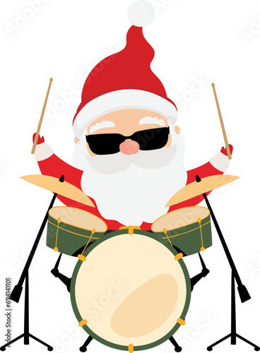 Santa Rock Star, Drums, Guitar, Musician, Signing
