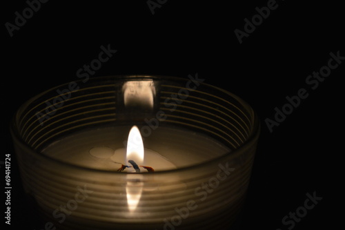 candle in the dark