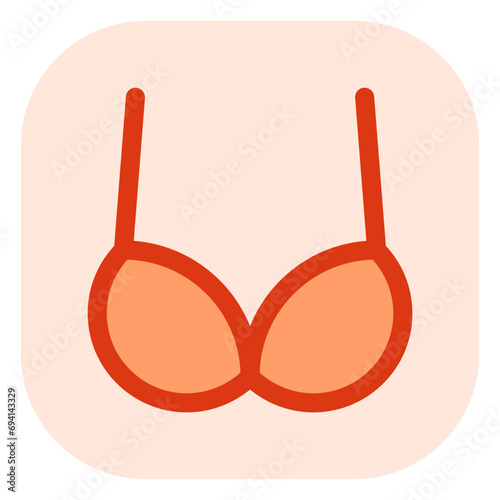 Editable bra, bikini vector icon. Clothing, fashion, apparel. Part of a big icon set family. Perfect for web and app interfaces, presentations, infographics, etc