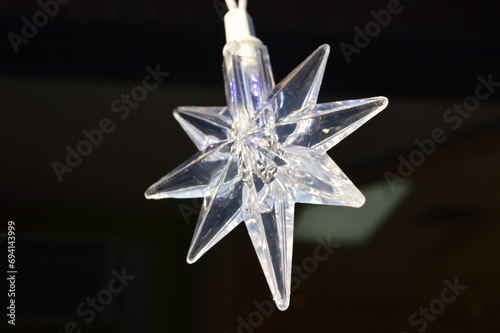 silver christmas star