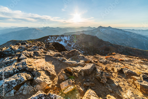 Beautiful Alpine Sunset photo