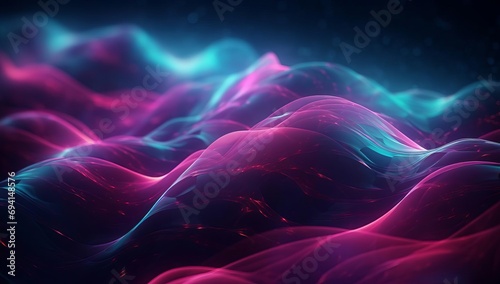 Ethereal Color Flow: A Mesmerizing Dance of Purple and Magenta Hues