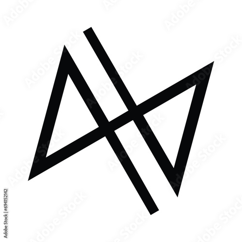 Vector Arrow Icon. Flat style black icon on white background. Arrow sign. Compass Icon Vector. Outline Compass Sign. Isolated Contour Symbol Illustration. Abstract design element