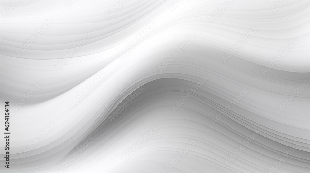 Obraz premium white color texture ,curves ,waves background