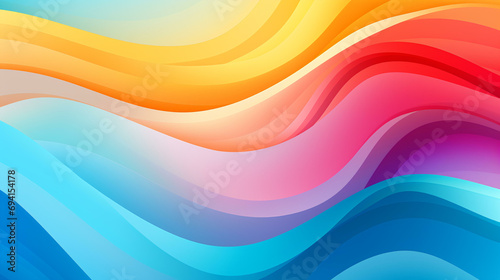 multicolor like a rainbow wave background