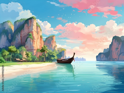 boat on the beach