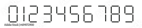 digital numbers, countdown numbers, clock numbers