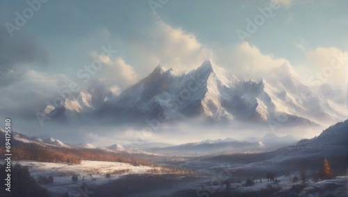 _The_mountains_in_the_afternoon_