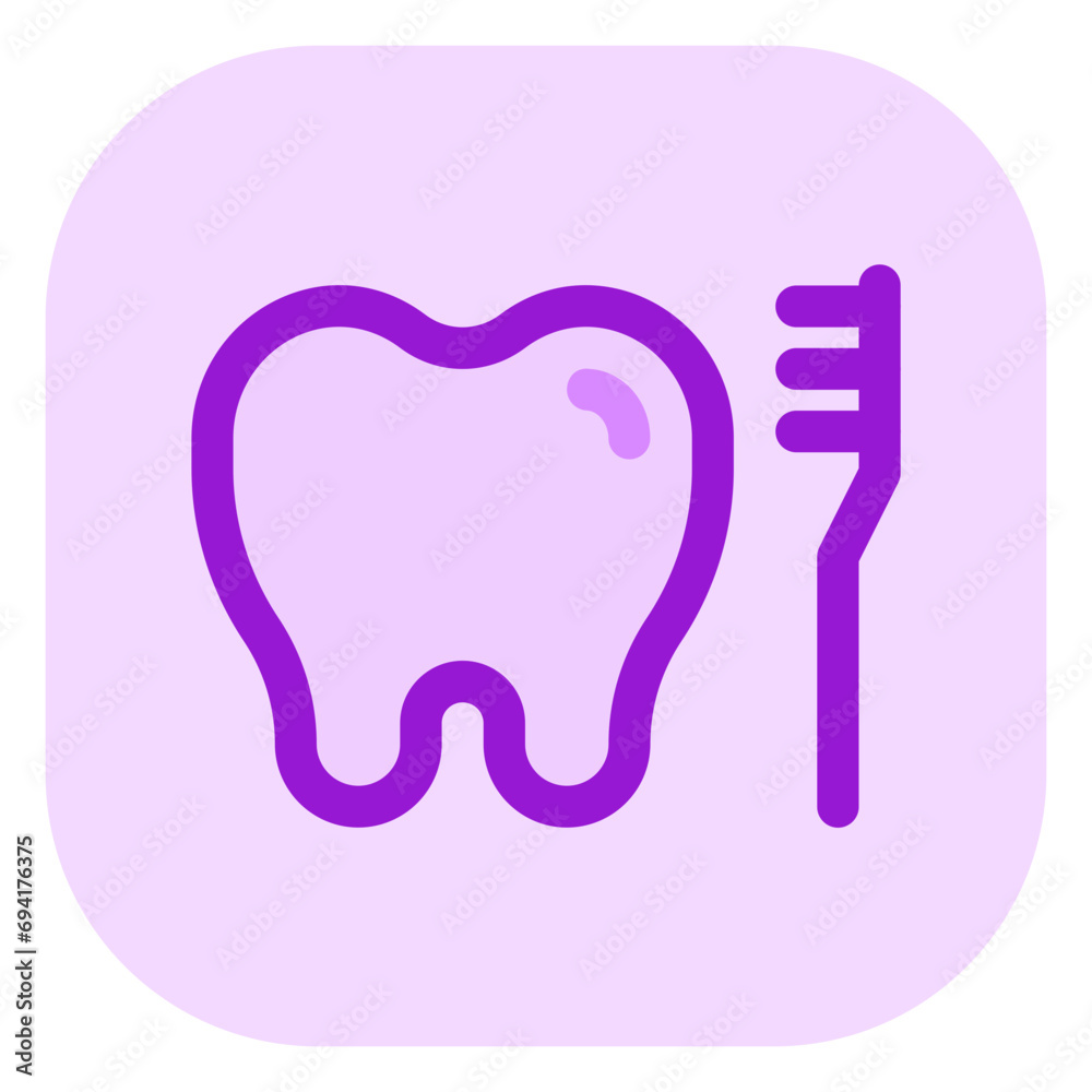Editable tooth and brush vector icon. Dentistry, healthcare, medical. Part of a big icon set family. Perfect for web and app interfaces, presentations, infographics, etc Editable tooth and brush vector icon. Dentistry, healthcare, medical. Part of a big icon set family. Perfect for web and app interfaces, presentations, infographics, etc