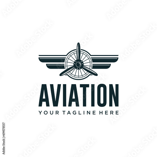 aviation logo vector creative design template.
aviation vector airplane wings logo.