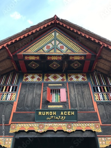 The beauty of traditional Aceh houses photo