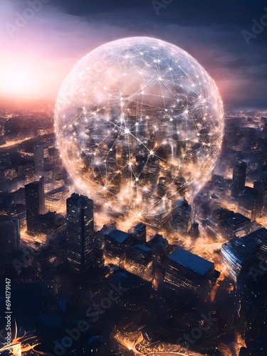 日本を網羅する球体ネットワーク