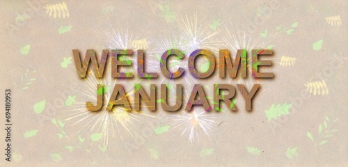 Welcome January Amazing and beautiful design  © Welcome to the home 