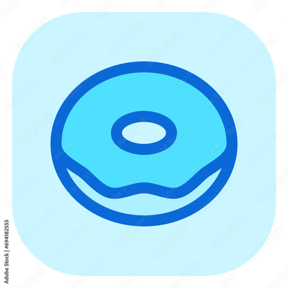 Editable donut vector icon. Bakery, coffee shop, restaurant, drink, beverages. Part of a big icon set family. Perfect for web and app interfaces, presentations, infographics, etc