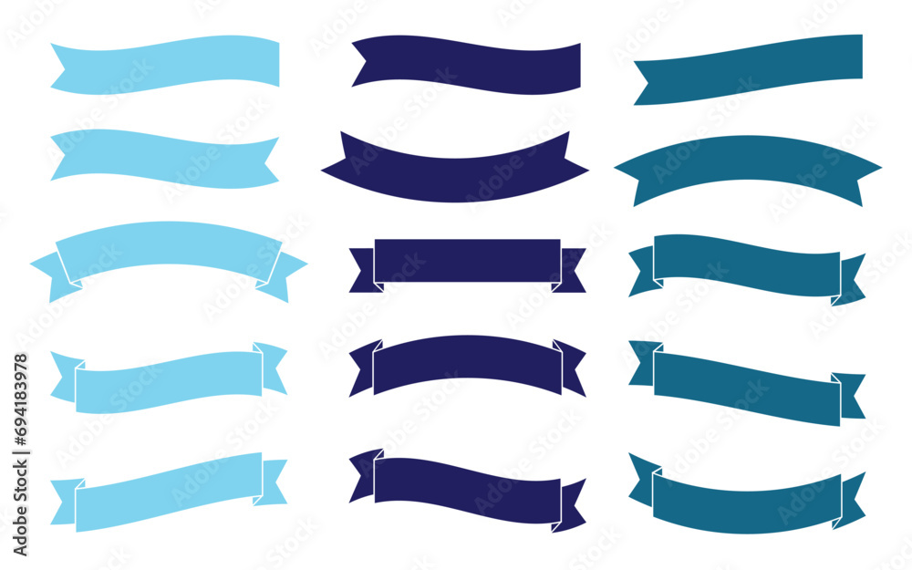 Set of modern simple banner ribbons. Decorative flag, tape for text, price tag, sale label, printable, planner, scrapbook, stickers, weekly days label. Set of modern simple banner ribbons. Decorative flag, tape for text, price tag, sale label, printable, planner, scrapbook, stickers, weekly days label.