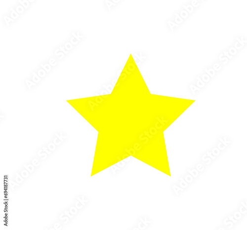 star Flat Icon Illustration