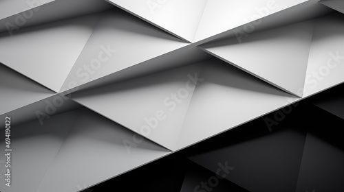 A close-up of a black and white geometric pattern background.