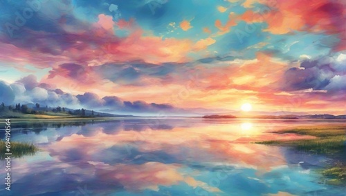 _Incredibly_beautiful_sunsetSun_skylakeSu_