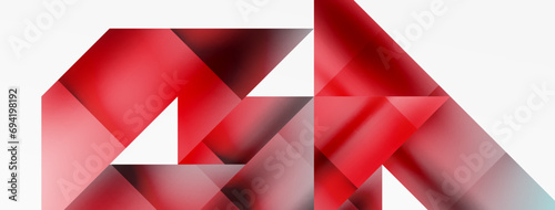 Captivating vector abstraction. Triangles interlock in mesmerizing dance, crafting dynamic geometric backdrop. Fusion of shapes and angles creates artful symphony of modern design