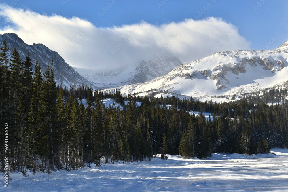 Winter scene in Colorado