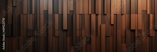 Wooden wall texture background. 3d rendering 3d illustration.