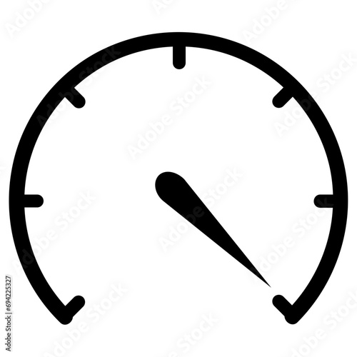 Speedometer Vector Icon