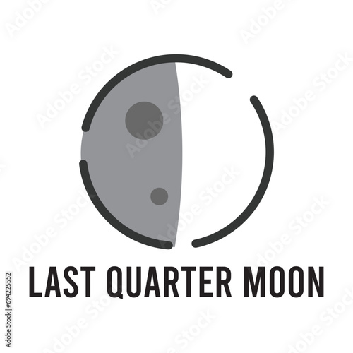 full moon phase icon vector