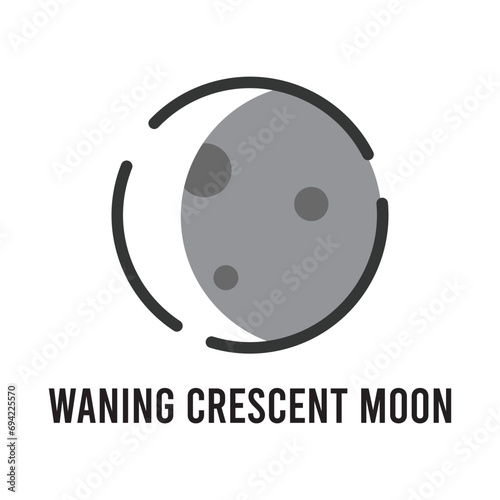 full moon phase icon vector