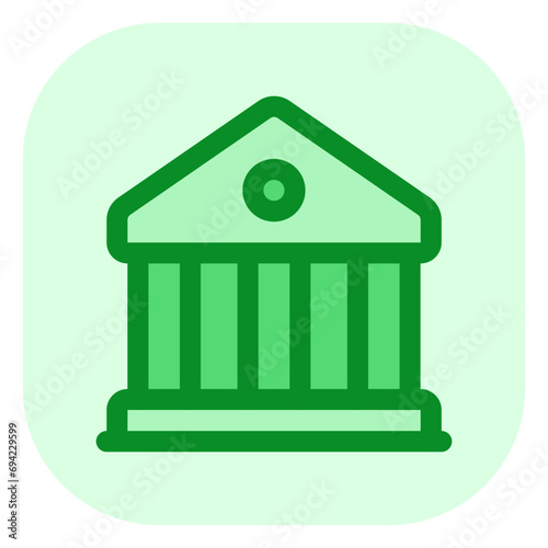 Editable bank, museum, library vector icon. Part of a big icon set family. Perfect for web and app interfaces, presentations, infographics, etc