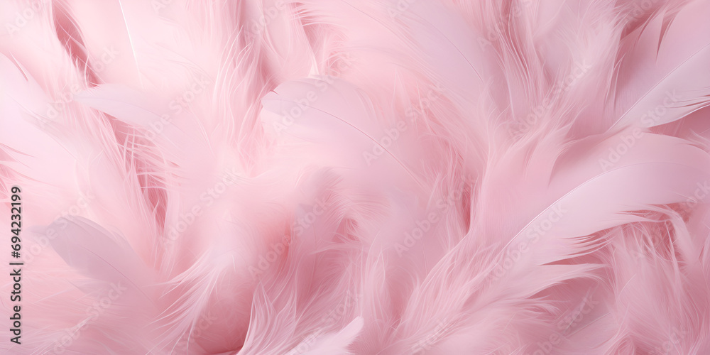 Soft pink feather wing pattern texture for background and design art work
