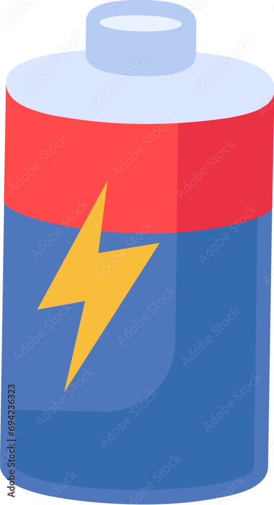 Hazardous waste pollution. Lithium ion battery icon. Toxic Explosive ...