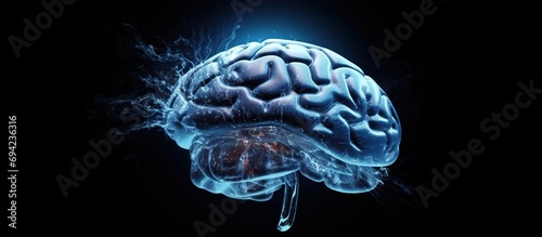 technology concept of brain power or neurology
