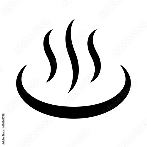 Hot spring icon. Spa icon. Vector.