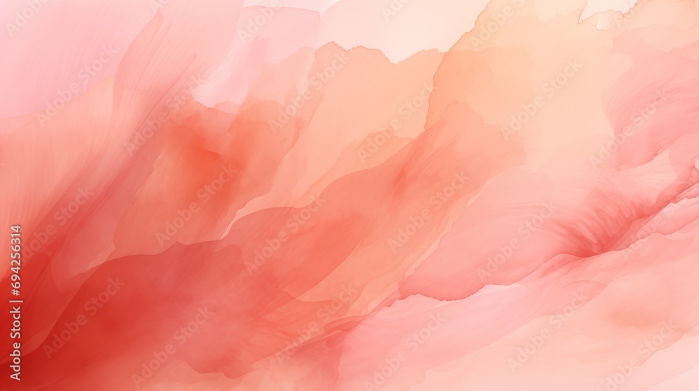 Peach Watercolor Texture Pattern Background