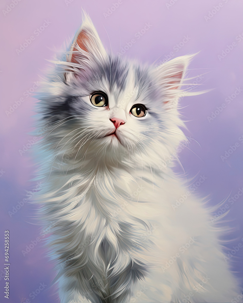 white persian kitten