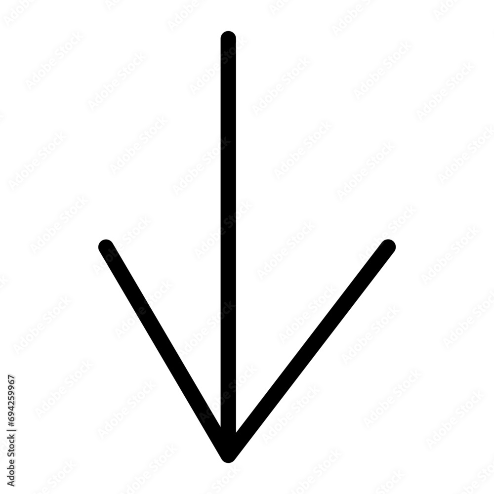 down arrow down arrow