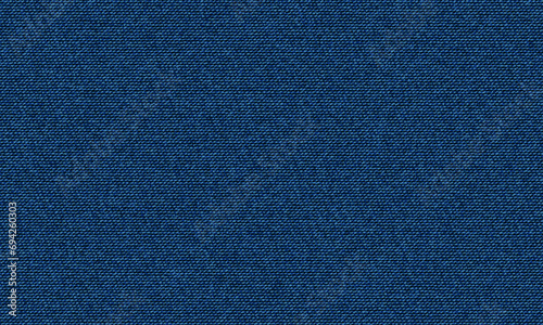 Blue jeans texture. Denim background. Seamless fabric pattern. photo