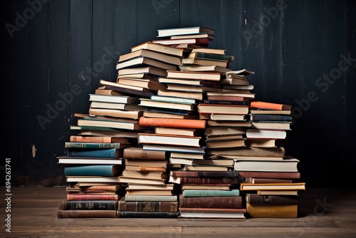 a pile of books