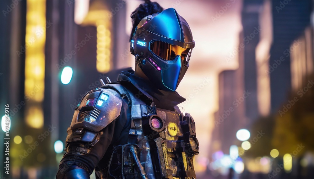 sci-fi costume, futuristic rendering sci-fi costume, futuristic rendering