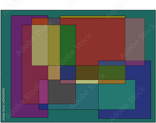 abstract background with squares