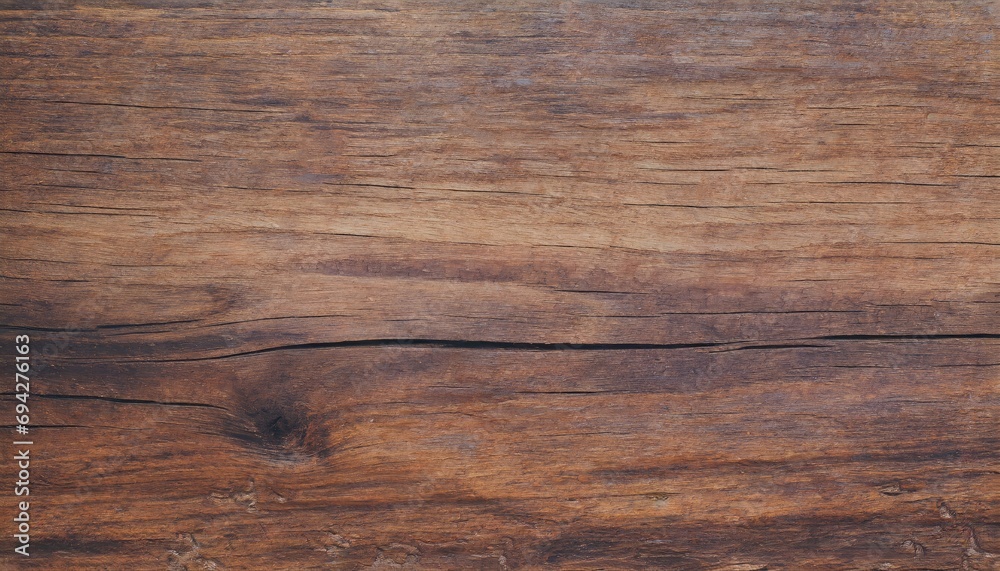 Naklejka premium A texture of brown wood wallpaper.