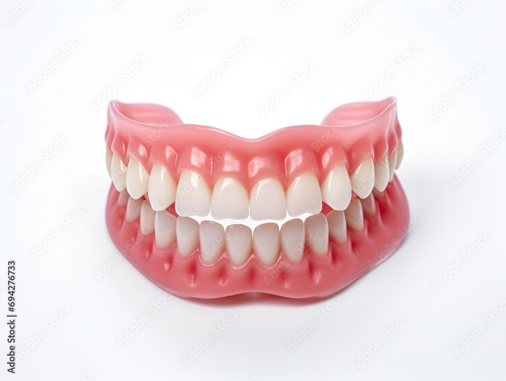 sample jaw on a white background sample jaw on a white background