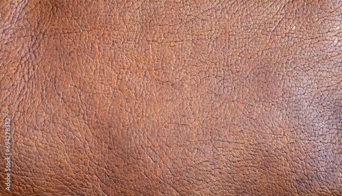 Close up of a brown leather texture.