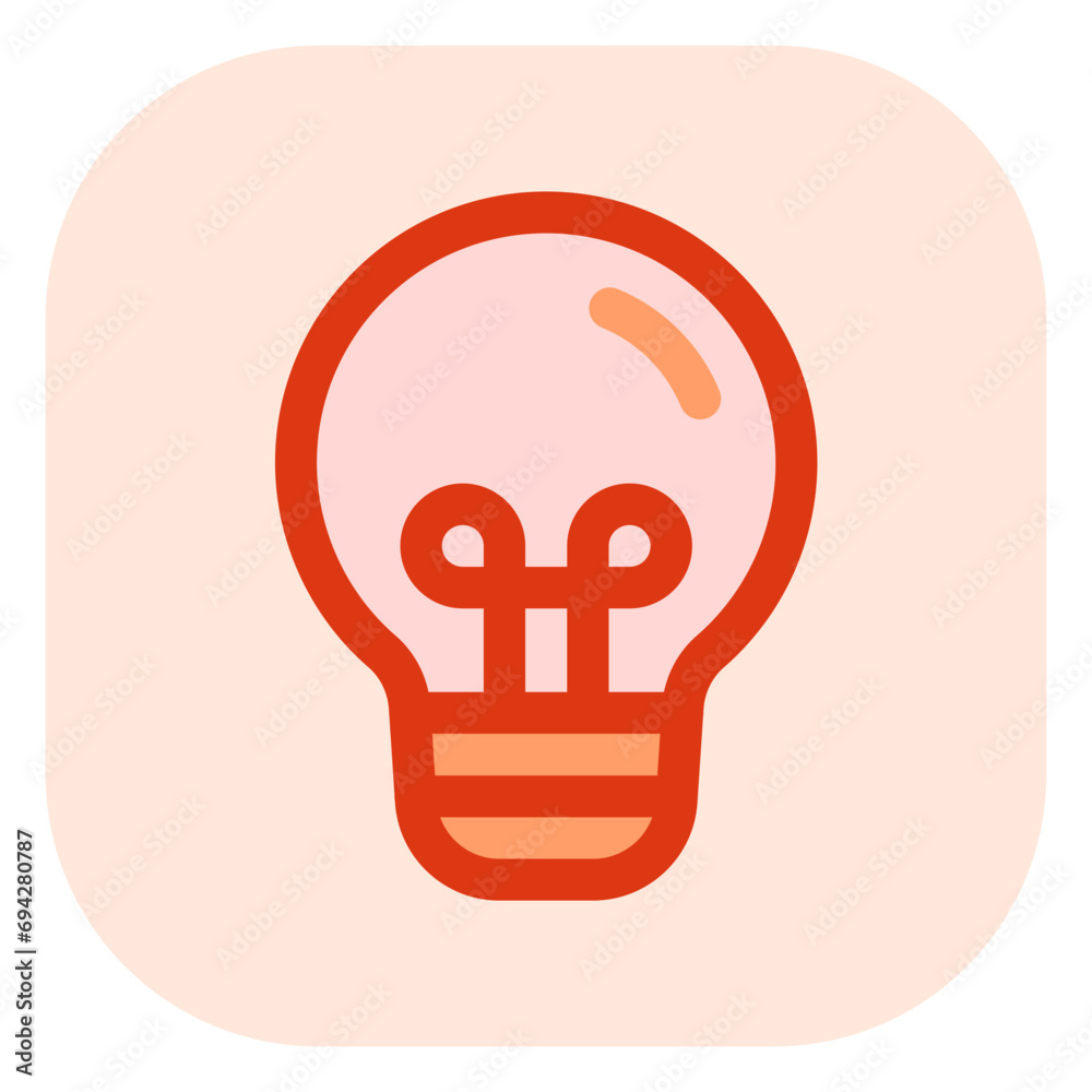 Editable lightbulb vector icon. Property, real estate, construction, mortgage, interiors. Part of a big icon set family. Perfect for web and app interfaces, presentations, infographics, etc Editable lightbulb vector icon. Property, real estate, construction, mortgage, interiors. Part of a big icon set family. Perfect for web and app interfaces, presentations, infographics, etc