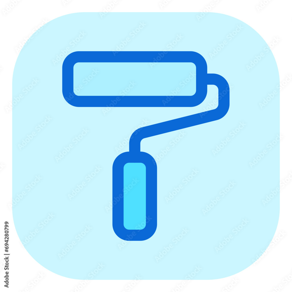 Editable paint roller vector icon. Property, real estate, construction, mortgage, interiors. Part of a big icon set family. Perfect for web and app interfaces, presentations, infographics, etc Editable paint roller vector icon. Property, real estate, construction, mortgage, interiors. Part of a big icon set family. Perfect for web and app interfaces, presentations, infographics, etc