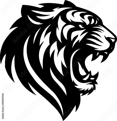 tiger head vector
