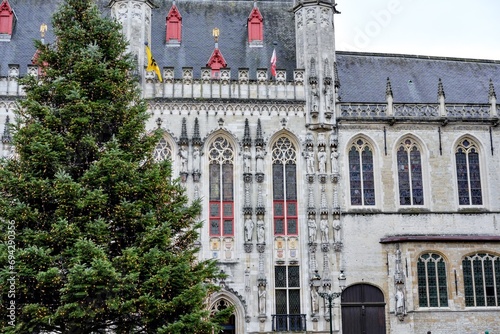 ブルージュのクリスマスツリー