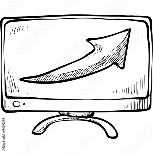 stocks handdrawn illustration