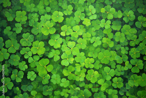 green clover background photo